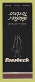 Matchbook Cover - Aselier Tovino Clothes Overbeck SAMPLE