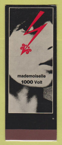 Matchbook Cover - Mademoiselle 1000 Volt Clothes? Girlie SAMPLE