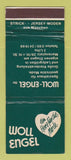 Matchbook Cover - Woll Engel Clothes?