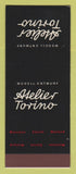 Matchbook Cover - Aselier Tovino Clothes Overbeck SAMPLE