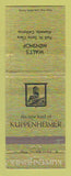 Matchbook Cover - Kuppenheimer Men's Clothes Walt's Alameda CA