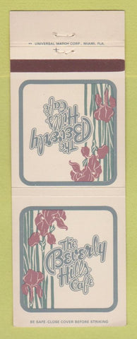 Matchbook Cover - Beverly Hills Cafe Hollywood Miami Lakes Tamarac FL