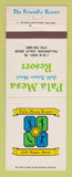 Matchbook Cover - Pala Mesa Resort Fallbrook CA