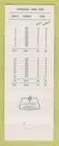Matchbook Cover - Forest Lake Country Club Bloomfield Hills MI