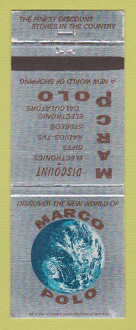 Matchbook Cover - Marco Polo Store Houston TX Electronics WEAR