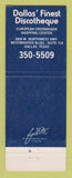 Matchbook Cover - Lift Disco Dallas TX WEAR