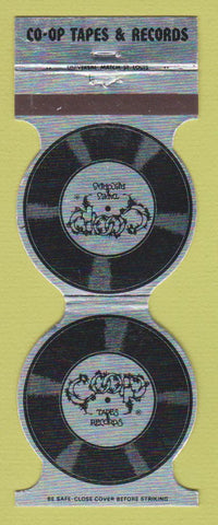 Matchbook Cover - COOP Tapes Records Music CHAIN