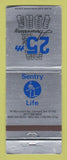 Matchbook Cover - Sentry Life Insurance Concord MA 1984 WEAR