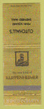Matchbook Cover - Kuppenheimer Men's Clothes Cutchall's Oklahoma City OK