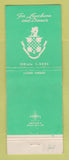 Matchbook Cover - Caminari's Locust Valley LI NY restaurant
