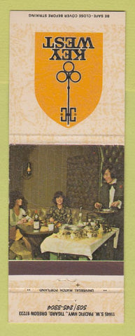 Matchbook Cover - Key West Tigard OR