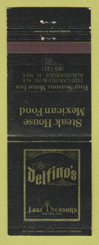 Matchbook Cover - Delfino's Four Seasons Motor Inn Albuquerque NM