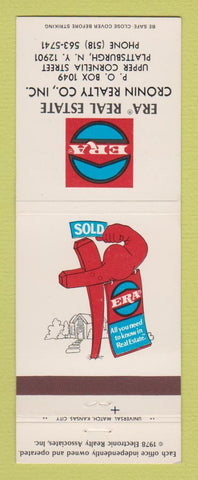 Matchbook Cover - ERA Real Estate Plattsburgh NY Cronin