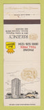 Matchbook Cover - Regency Denver Colorado Best Western WEAR