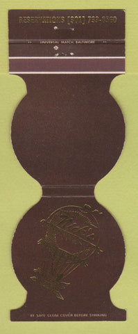 Matchbook Cover - Nick's Airport Inn Hagerstown MD