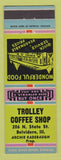 Matchbook Cover - Trolley Coffee Shop Belvidere IL