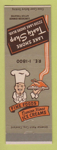 Matchbook Cover - Lake Shore Tasty Shop Cleveland OH