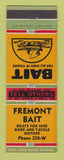 Matchbook Cover - Fremont Bait Fishing Boats