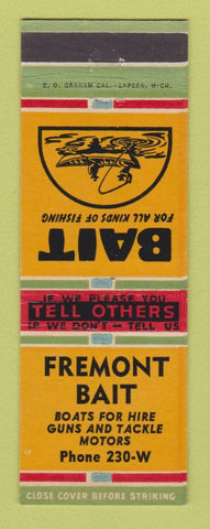 Matchbook Cover - Fremont Bait Fishing Boats