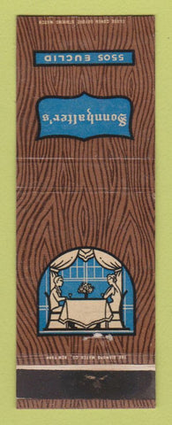 Matchbook Cover - Sonnhalter's Cleveland OH