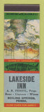 Matchbook Cover - Lakeside Inn Boiling Springs PA AR Pensyl