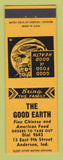 Matchbook Cover - The Good Earth Chinese Restaurant Anderson IN