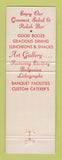 Matchbook Cover - Christoff's East Dearborn MI restaurant