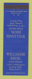 Matchbook Cover - Williams Bros Shoe Repair Lansing MI