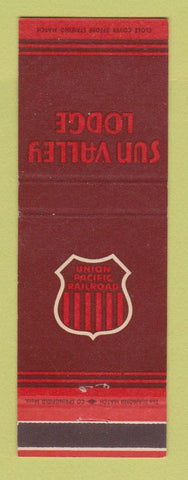 Matchbook Cover - Sun Valley Lodge Union Pacific Railroad ID