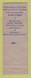 Matchbook Cover - Hotel Midland Chicago IL WEAR