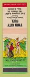 Matchbook Cover - Twin City Fuel Sault Ste Marie ON hillbilly