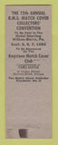 Matchbook Cover - Chichester PA Anniversary 1951 Marcus Hook hillbilly
