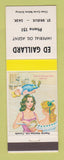 Matchbook Cover - Ed Gaillard Imperial oil gas St Brieux SK hillbilly