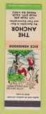 Matchbook Cover - The Anchor Bar? Palm City CA hillbilly