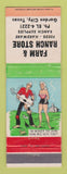 Matchbook Cover - Farm and Ranch Store Garden City TX hillbilly