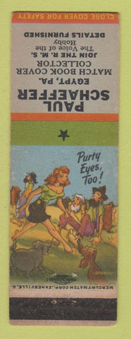 Matchbook Cover - Paul Schaeffer Match Collector Egypt PA hillbilly