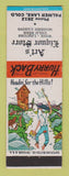 Matchbook Cover - Art's Liquor Store Palmer Lake Colorado hillbilly