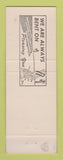 Matchbook Cover Steve & Sandy's General Store grocery oil gas Cork OH hillbilly