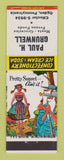 Matchbook Cover - Paul Grunwell Grocery Ogden PA hillbilly