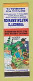 Matchbook Cover - Yeingst's Match Service Harrisburg PA hillbilly
