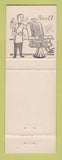 Matchbook Cover - Ed's Barber Shop Southfield MI hillbilly