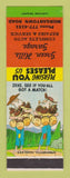 Matchbook Cover - Green Hills Garage Reading? PA hillbilly