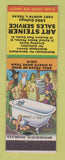 Matchbook Cover - Art Steiner Sales Service Advertising Fort Worth TX hillbilly