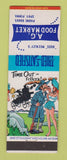Matchbook Cover - AG Food Market Grocery Spry PA Russ Meckley hillbilly