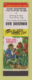 Matchbook Cover - Ringside Bar Muskegon MI Malcolm Hoos  WEAR hillbilly