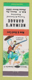 Matchbook Cover - Neiman's Garage Dover PA hillbilly
