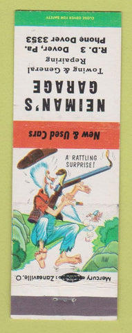 Matchbook Cover - Neiman's Garage Dover PA hillbilly
