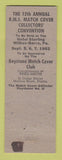 Matchbook Cover - Chichester PA Anniversary 1951 Marcus Hook hillbilly