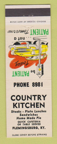 Matchbook Cover - Country Kitchen Restaurant Flemingsburg KY