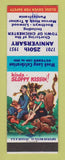 Matchbook Cover - Chichester PA Anniversary 1951 Marcus Hook hillbilly